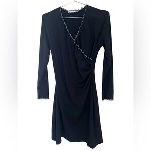 Anne Fontaine Black Long Sleeve Dress